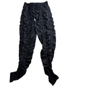 Agogie Resistance Pants +20 Black Womens Size XL Training Wearable Ruched